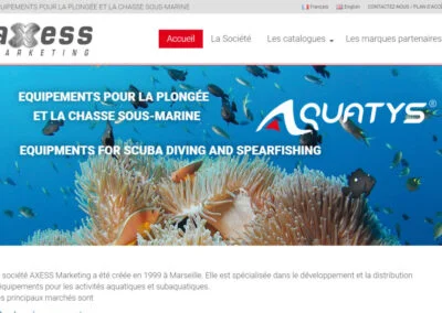 Axess Marketing, grossiste en matériel de plongée