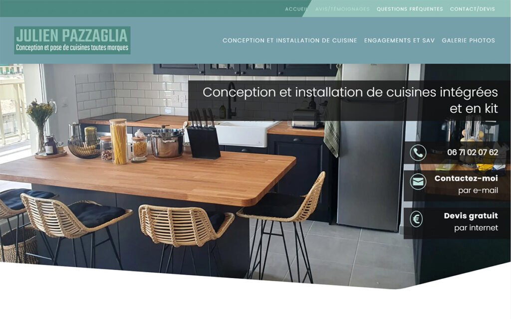 Site web Julien Pazzaglia